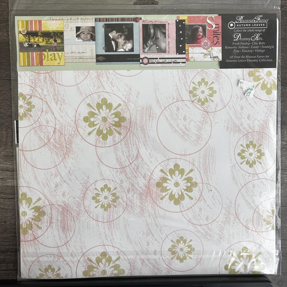Rhonna Farrer Autumn Leaves Dreamy Fresh Paisley Kit SEI Hand in Hand‎ Craft Lot - Picture 8 of 13